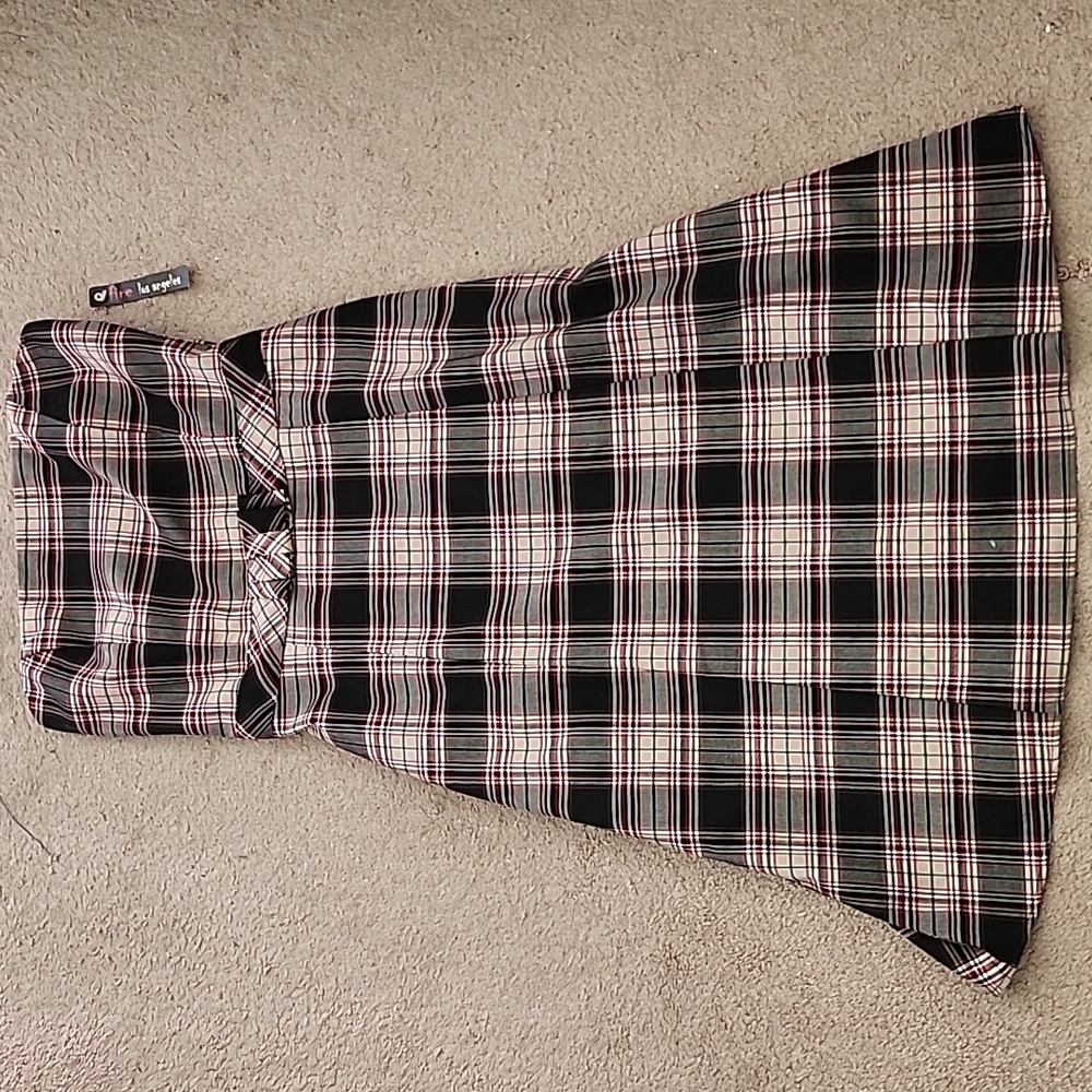 Fire Los Angeles strapless dress